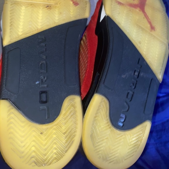 Air Jordan 5 DMP Raging Bull Red Suede - Picture 7 of 8